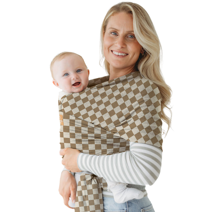 Baby Sling Wrap - Mocha Tiles
