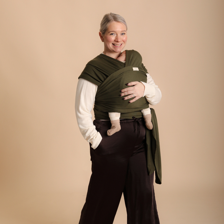 Baby Sling Wrap - Olive Bark